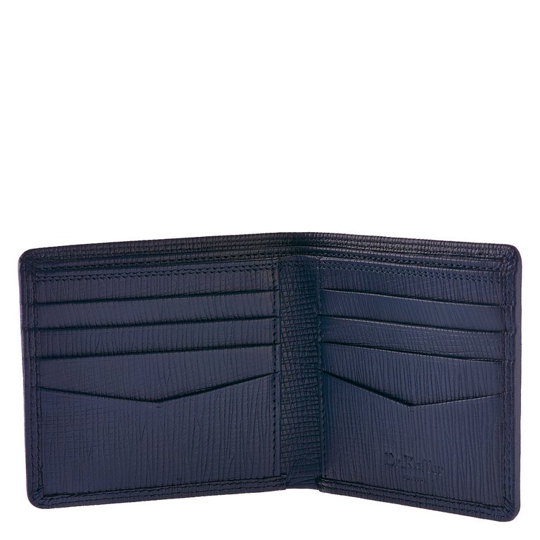 Портмоне Dr.Koffer 11*9 см нат. кожа, синий