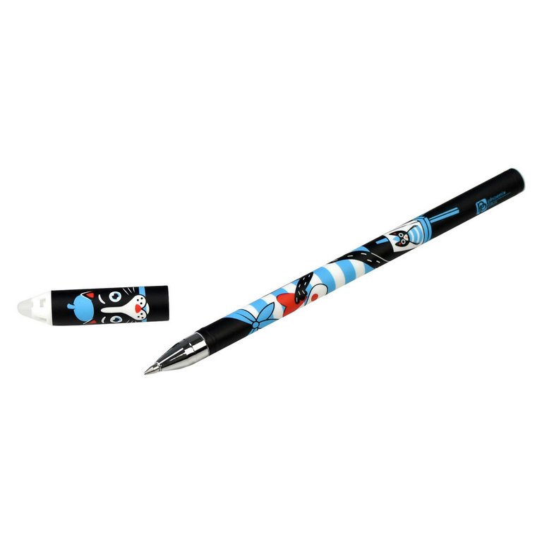 Ручка пиши-стирай гелевая Феникс + "Компашка" синяя 0,5мм (ассорти)