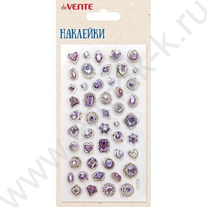 Наклейки  9*17,5 см "Purple Fantasy" deVENTE
