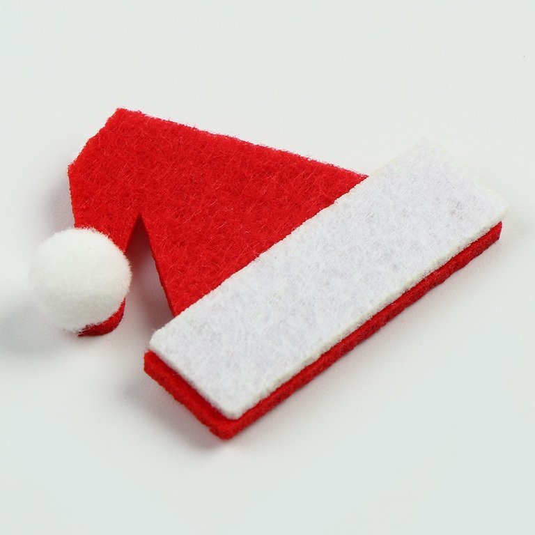 Наклейки из фетра "Шапки" 5 шт/уп.