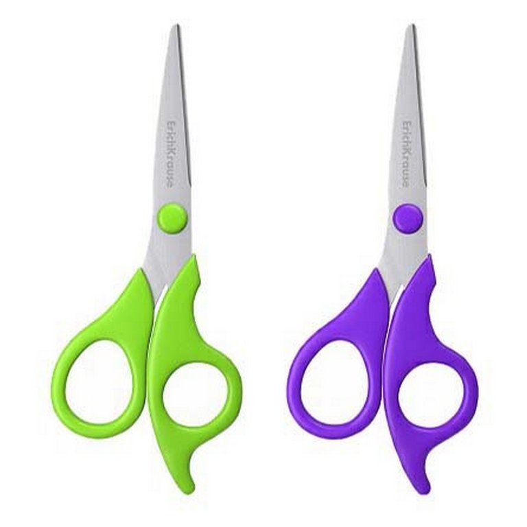 Ножницы 155 мм детские закругленные лезвия Erich Krause Control Junior