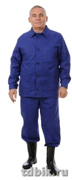 Спецодежда Костюм "Рабочий" усиленный р-р 56-58/170-176, цвет черный