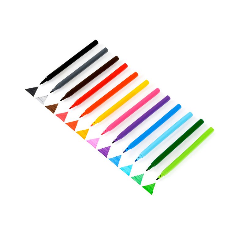 Набор фломастеров 12 цв. ArtSpace "Космос" смываемые