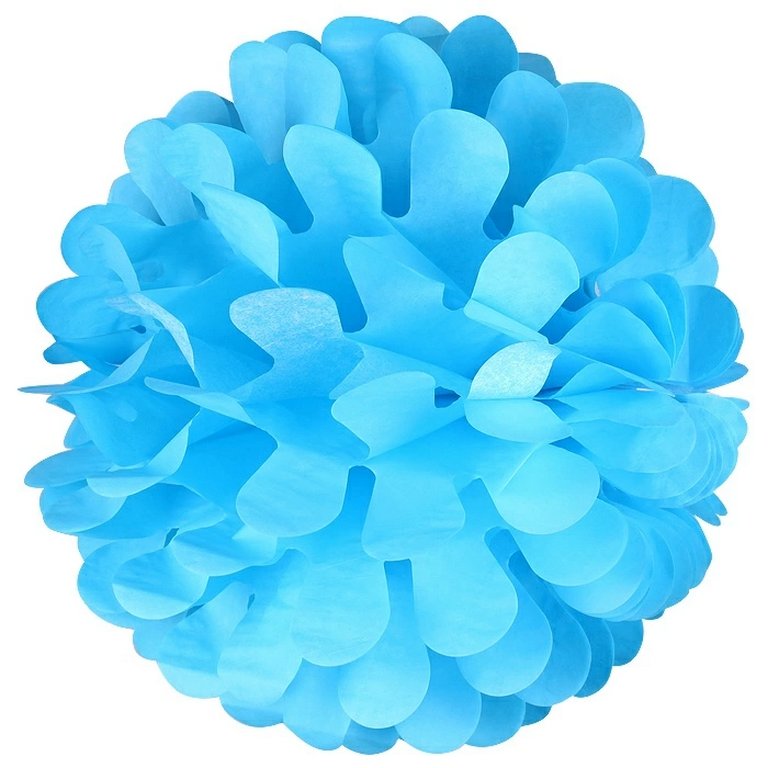 Украшение из бумаги "Помпон" 30 см, цвет ассорти