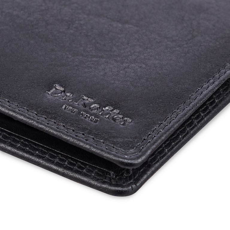 Обложка для автодокументов Dr.Koffer нат. кожа, черный