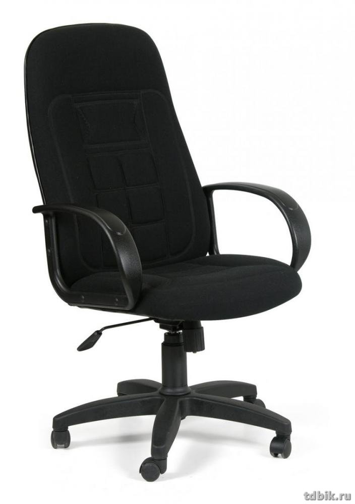 Кресло руководителя Chairman СН-727 Универсал (ткань, черное) до 120 кг