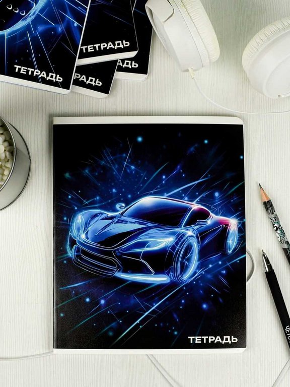 Тетрадь 48 лист кл. А5+ на скрепке "ИЗЛУЧЕНИЕ" 5 ВИДОВ