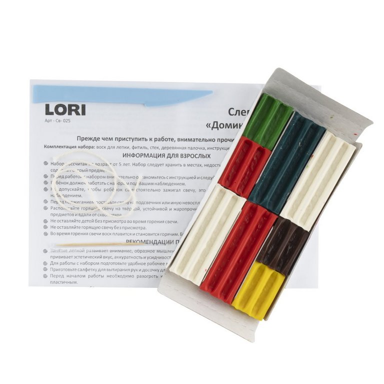 Набор для изготовления свечей восковых "Домик грибок" LORI