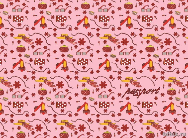 Обложка для паспорта "Accessorize" ПВХ, экон.13,2*18,6