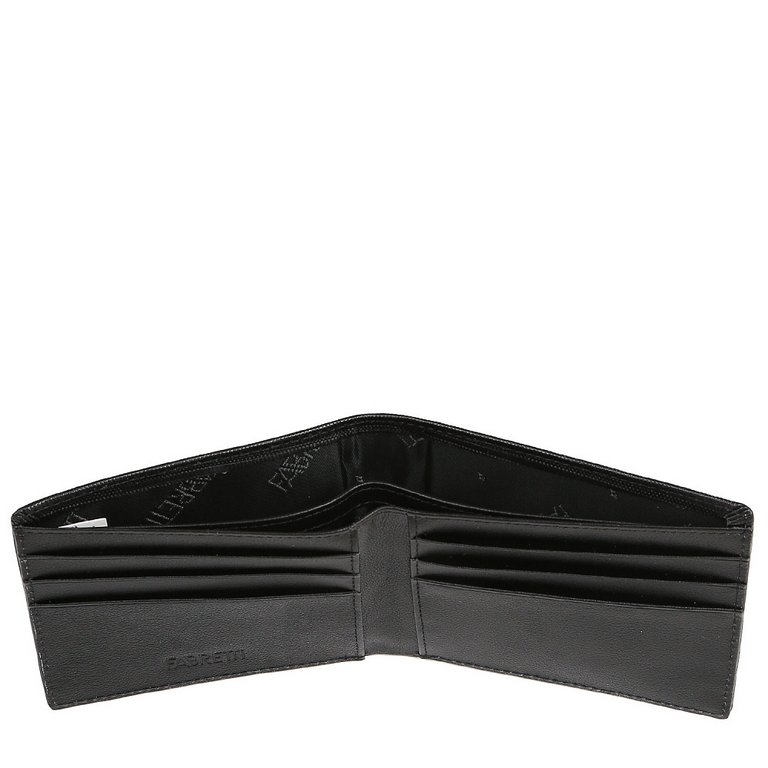 Портмоне FABRETTI мужское, нат. кожа, 11,5*9,5*2,5 см, черный