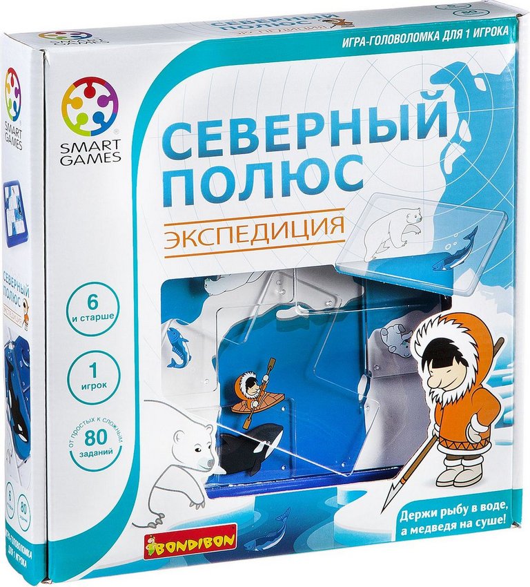 Игра логическая .6+ "Северный полюс" Bondibon