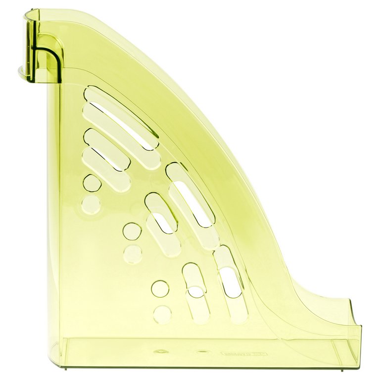 Лоток вертикальный 95 мм Стамм Эксперт с карманом, лайм