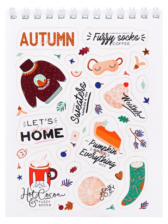 Набор наклеек 150 шт "Мой уют" 16л., А6, MILAND