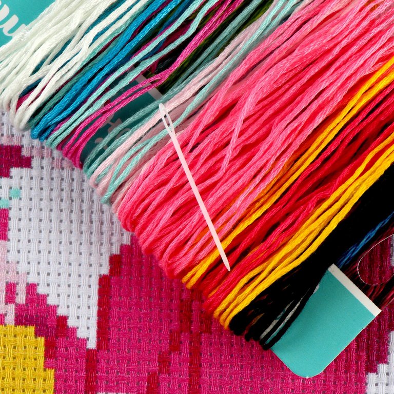 Вышивка крестиком "Сказочная кошечка" 15х15 см Школа талантов