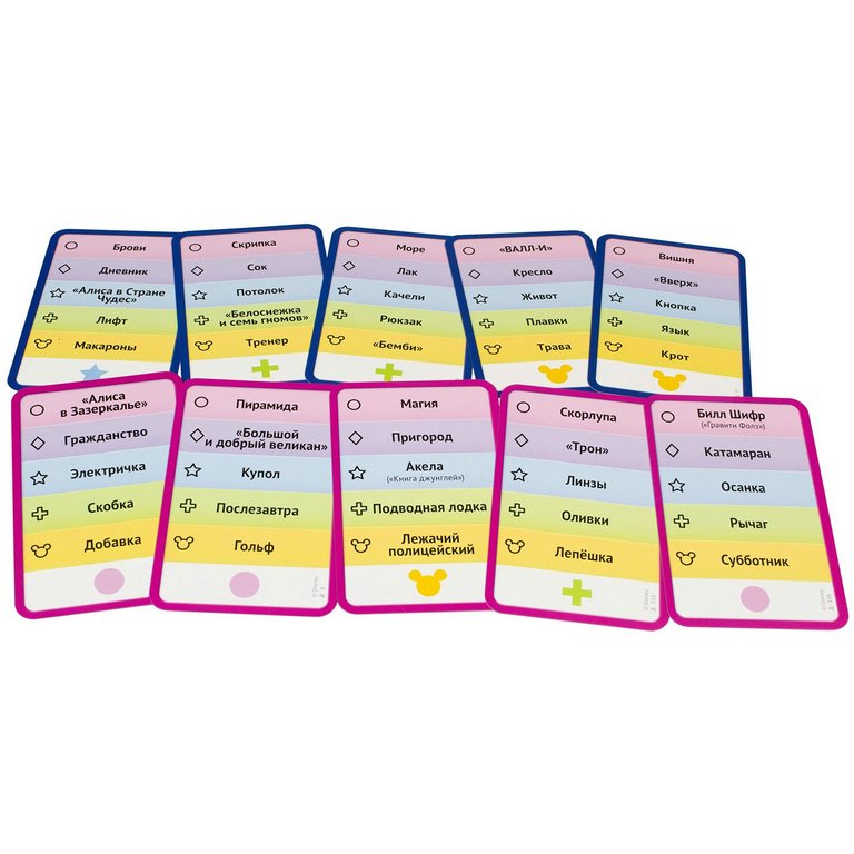 Игра настольная  .6+ с карточками "Воображарий: Disney" (3-9 игр-в, от 30мин.) HOBBY WORLD