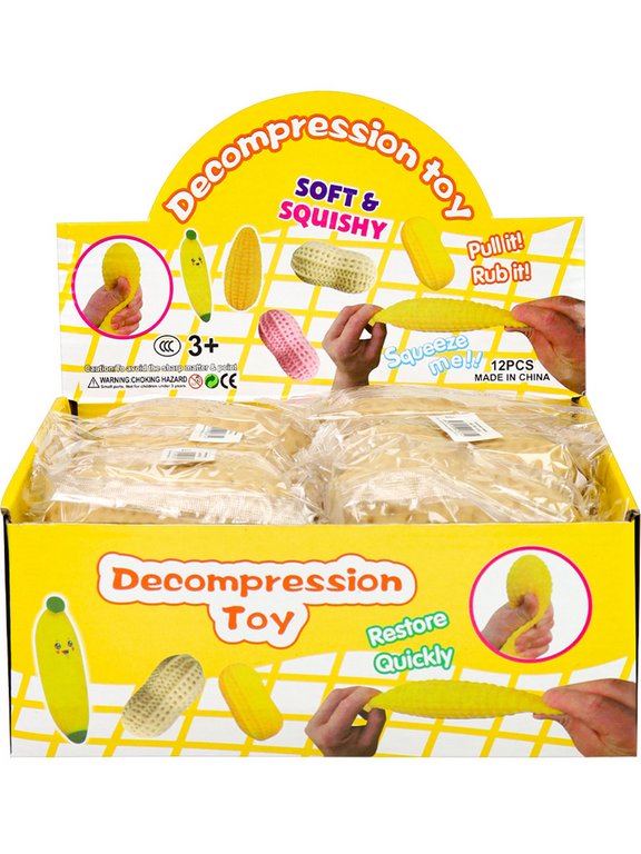 Мялка "Арахис" 11х5 см, ассорти