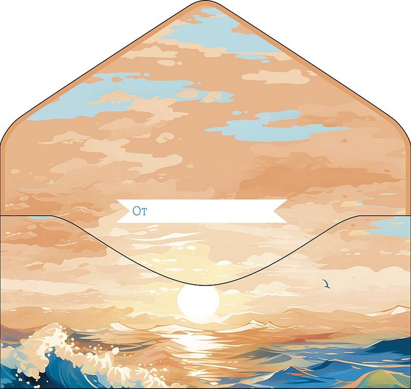 Конверт (для денег)  ЛЮКС "С Днем Рождения!" мужская