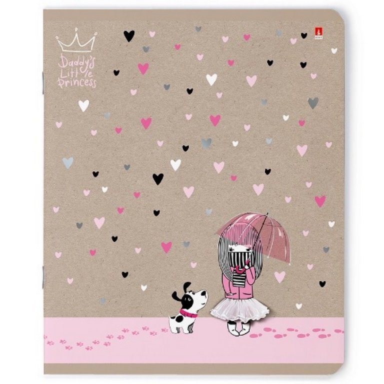 Тетрадь 48 лист кл. А5 на скрепке "МАЛЕНЬКАЯ ПРИНЦЕССА"