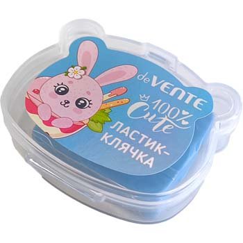 Ластик-клячка deVENTE "100% Cute" 39*35*9,5мм для ретуширования, в пластиковом футляре, цв. ассорти