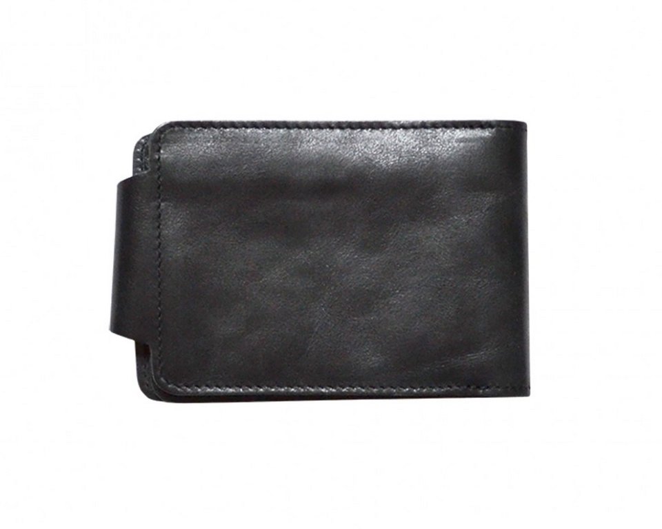 Портмоне мужское Форсаж-9, с RFID-защитой, нат. кожа, черный (с монетником)