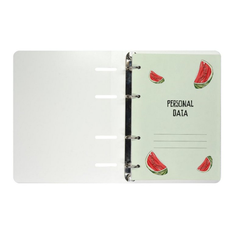 Тетрадь 80 лист лин. А5 на кольцах со сменным блоком "Арбуз"