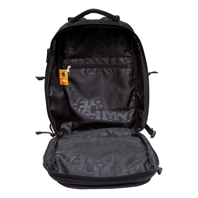 Рюкзак молодежный мужской Grizzly 42*29*16 см., черный
