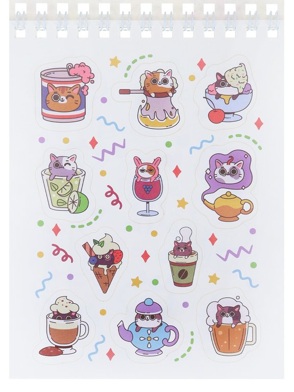 Набор наклеек 150 шт "Мой Кавай" 16л., А6, MILAND