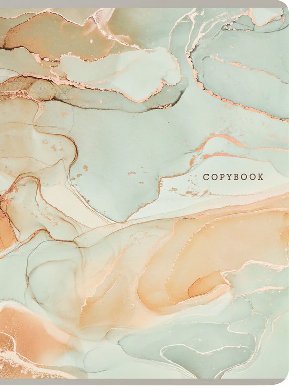 Тетрадь 96 лист кл. А4 на скрепке "ПАСТЕЛЬНЫЙ МРАМОР" Проф-Пресс