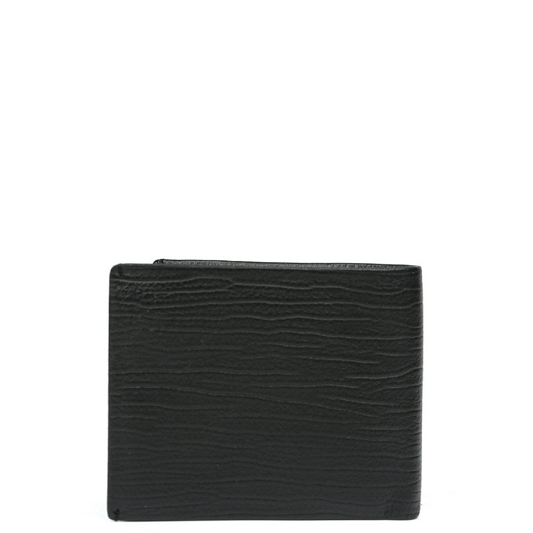 Портмоне FABRETTI мужское, нат. кожа, 12,5*10*2,5 см, черный