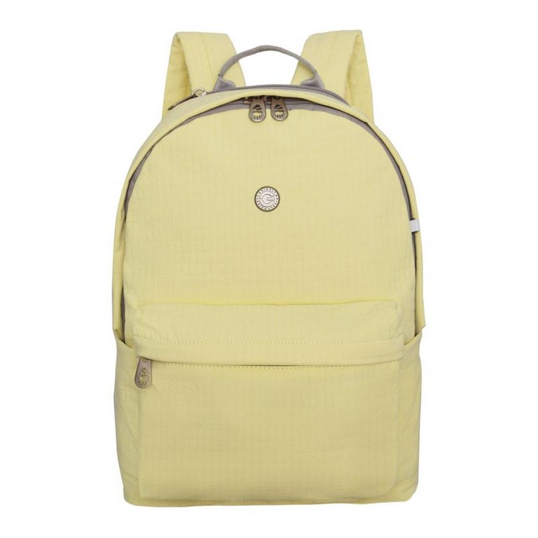 Рюкзак молодежный женский Grizzly 38*26*12 см., лимонный