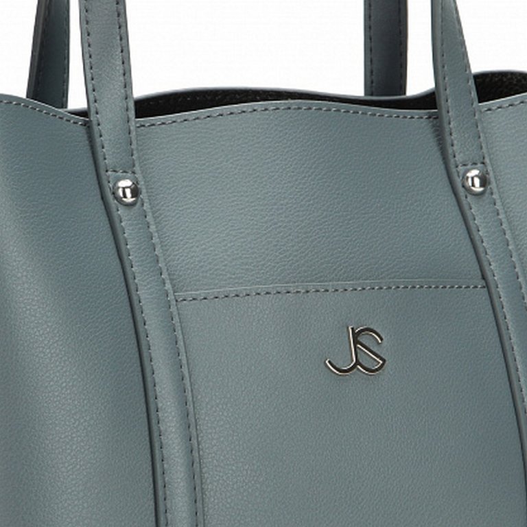 Сумка женская Jane's Story синяя, нат. кожа