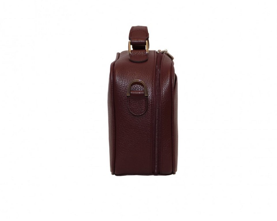Сумка женская  D.Morelli, нат. кожа, бордо