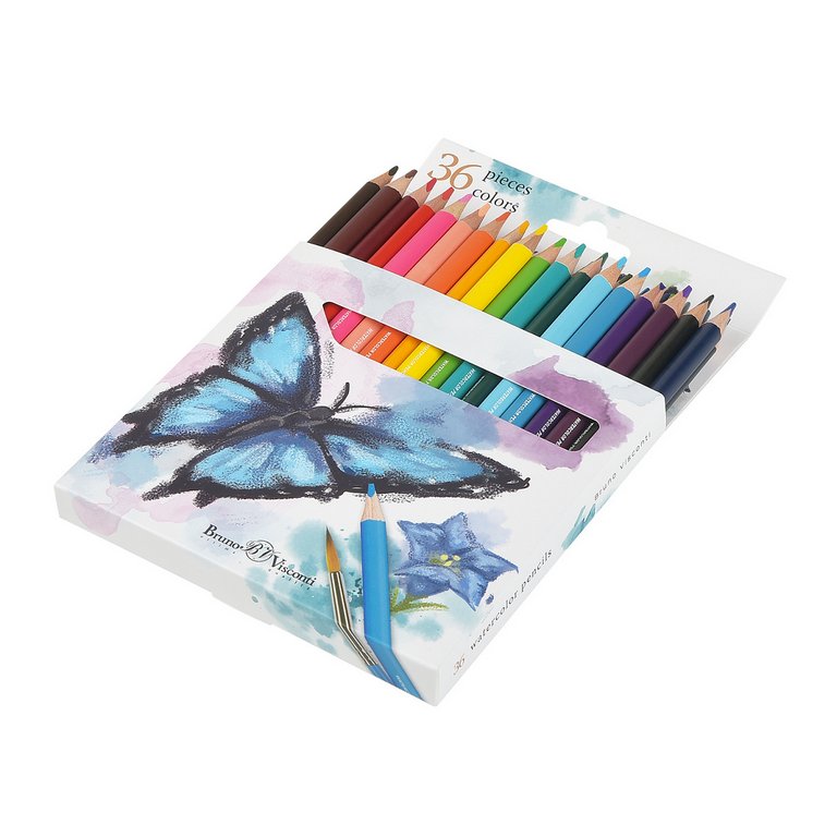 Набор карандашей акварельных 36 цв. BrunoVisconti "DreamWorld"