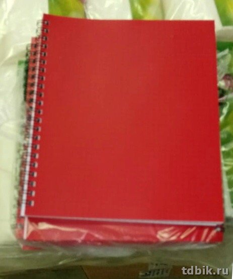 Тетрадь 60 лист кл. А5 на гребне, пластиковая обл. Profit "КРАСНАЯ"