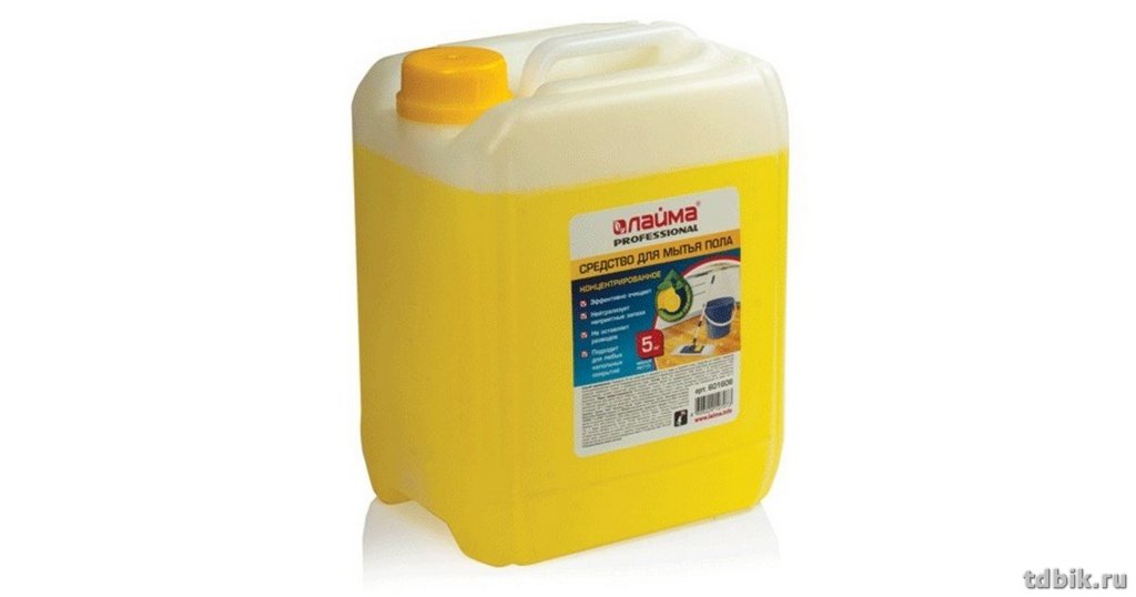 Средство для мытья полов ЛАЙМА PROFESSIONAL "Лимон" 5л. (концентрат)
