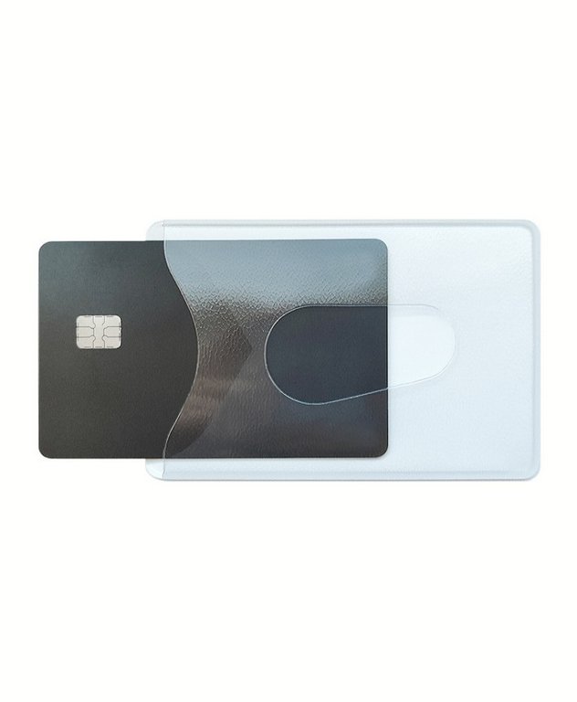 Карман для кредитных, дисконтных карт, пропусков, 64*96 мм, Лапки