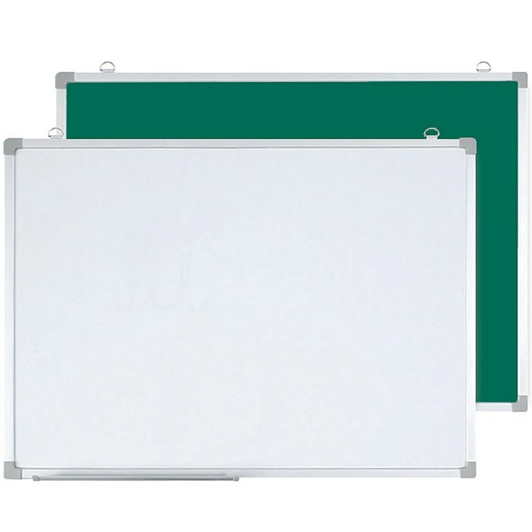 Доска двусторонняя 600*900 мм маркерно-меловая (магнит) Darvish с лотком, алюм. рама