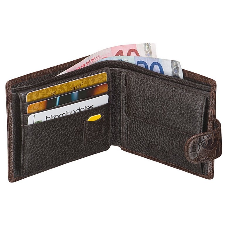 Портмоне Dr.Koffer 11*9.5см, нат. кожа, коричневый