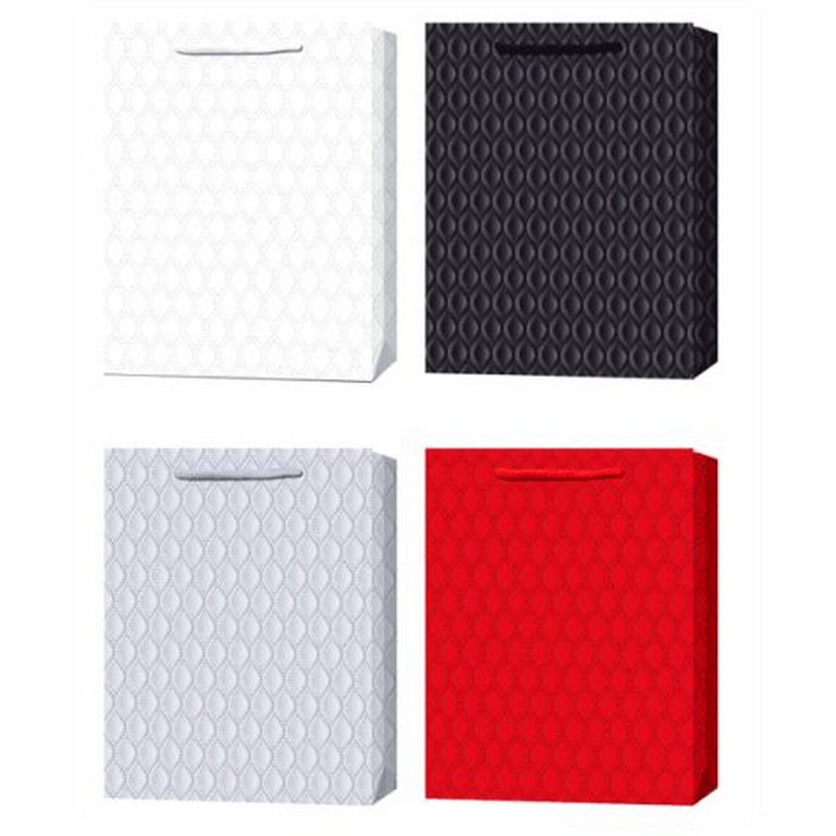 Пакет бумажный 18*23см матовый "Blockst" (ассорти)