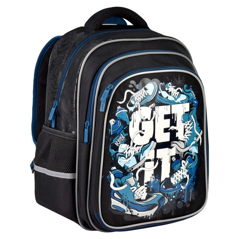 Рюкзак школьный для мальчика Феникс+ "Возьми с собой" 38*29*13,5 см разноцветный