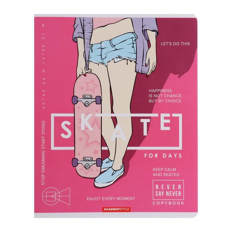 Тетрадь 48 лист кл. А5 на скрепке "На спорте"