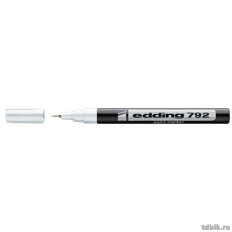 Маркер-краска лаковый  0,8мм Edding 792 белый (пластик.корпус)