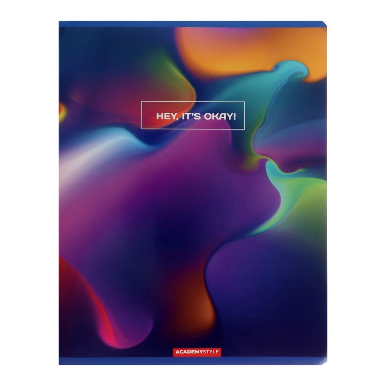 Тетрадь 96 лист кл. А5 на скрепке "Блики"