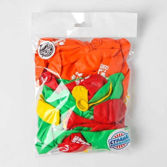 Шар воздушный 12 дюймов (30см) с рисунком "1 сентября" (ассорти)