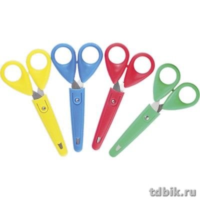 Ножницы 130 мм детские закругленные лезвия, в пластиковом чехле deVENTE "Cosmo"