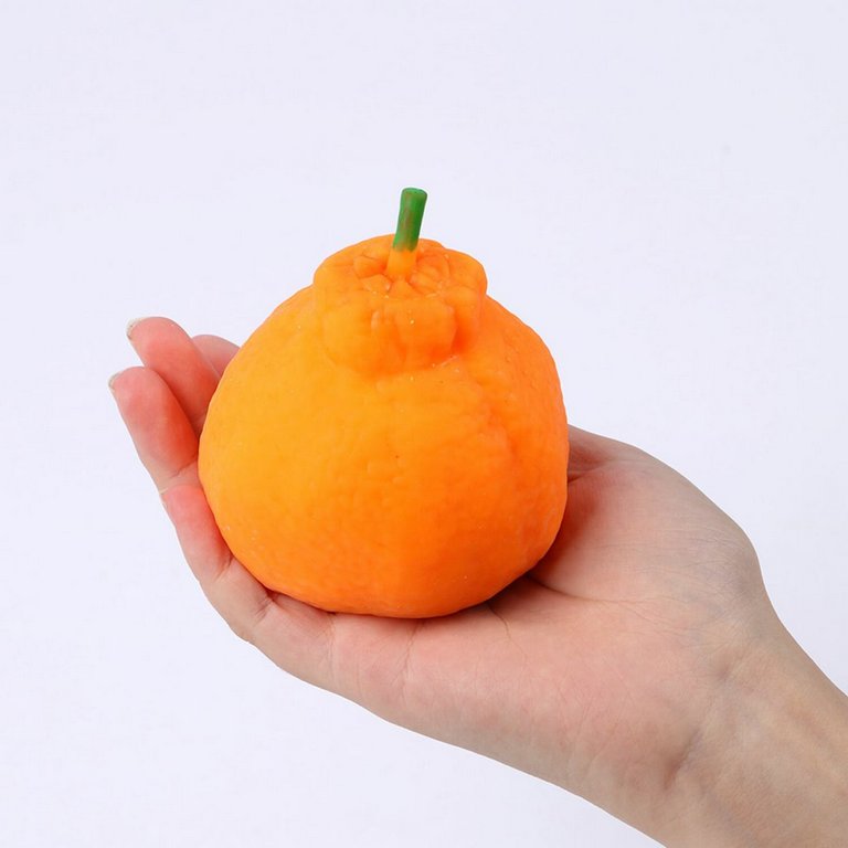 Мялка "Мандарин" 6*9 см цв. оранжевый JOLLY JOT