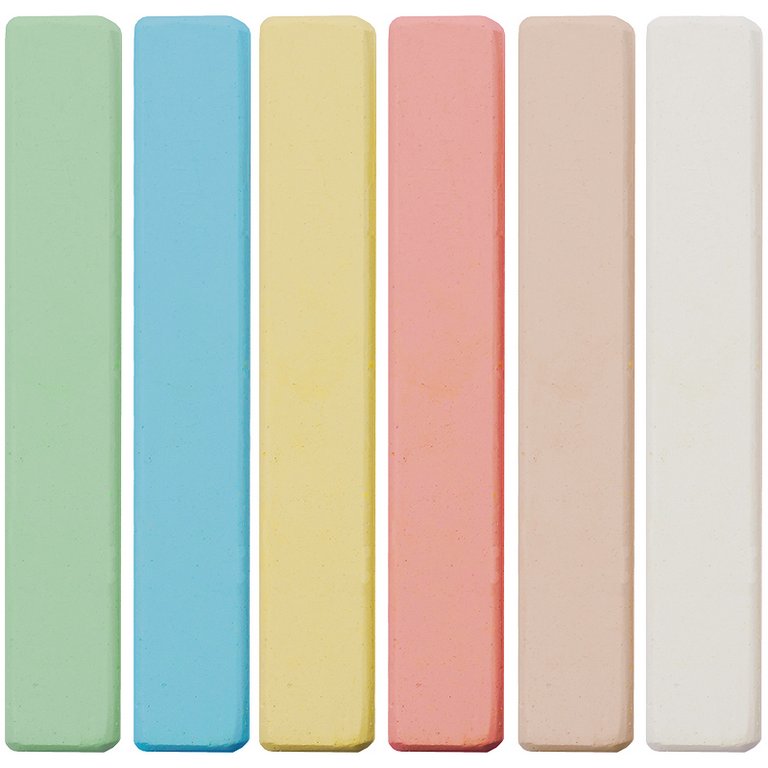 Мел школьный цветной  6шт Мульти-Пульти "Енот в Австралии"