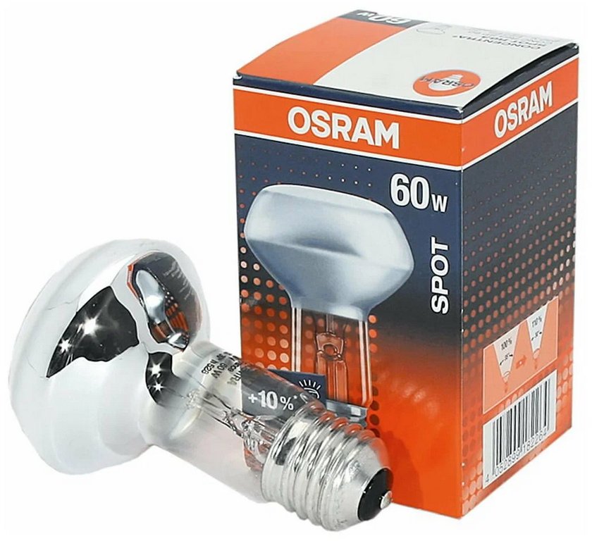 Лампа накаливания OSRAM R63 60Вт E27