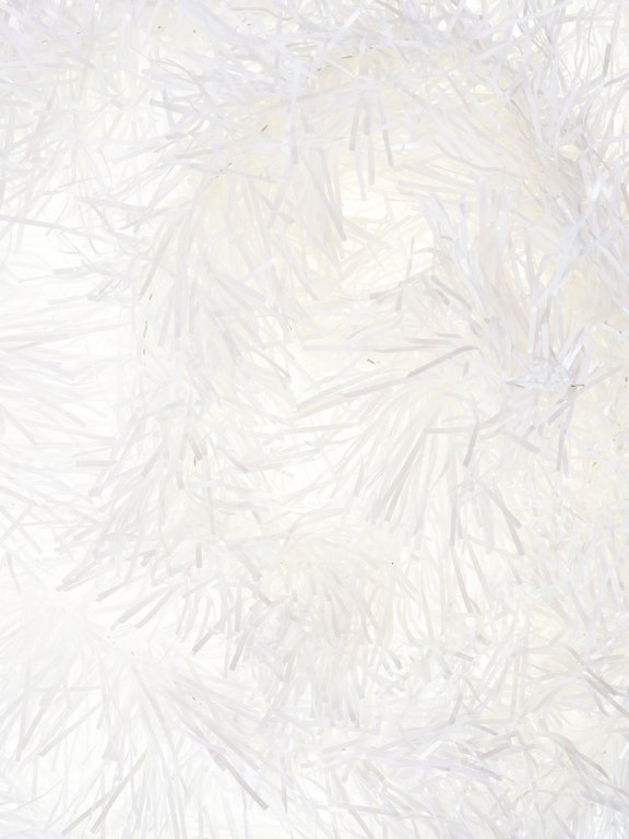 Мишура d  70мм, длина 2м "Новогодняя" цвет белый MILAND