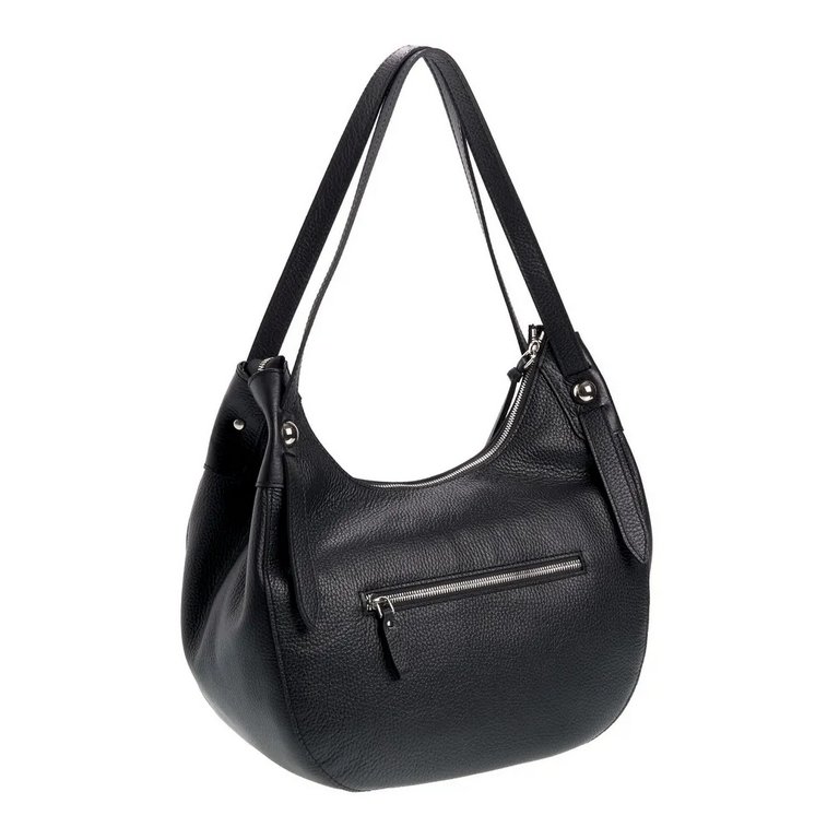 Сумка женская Dr.Koffer 32х23см см, нат.кожа черная